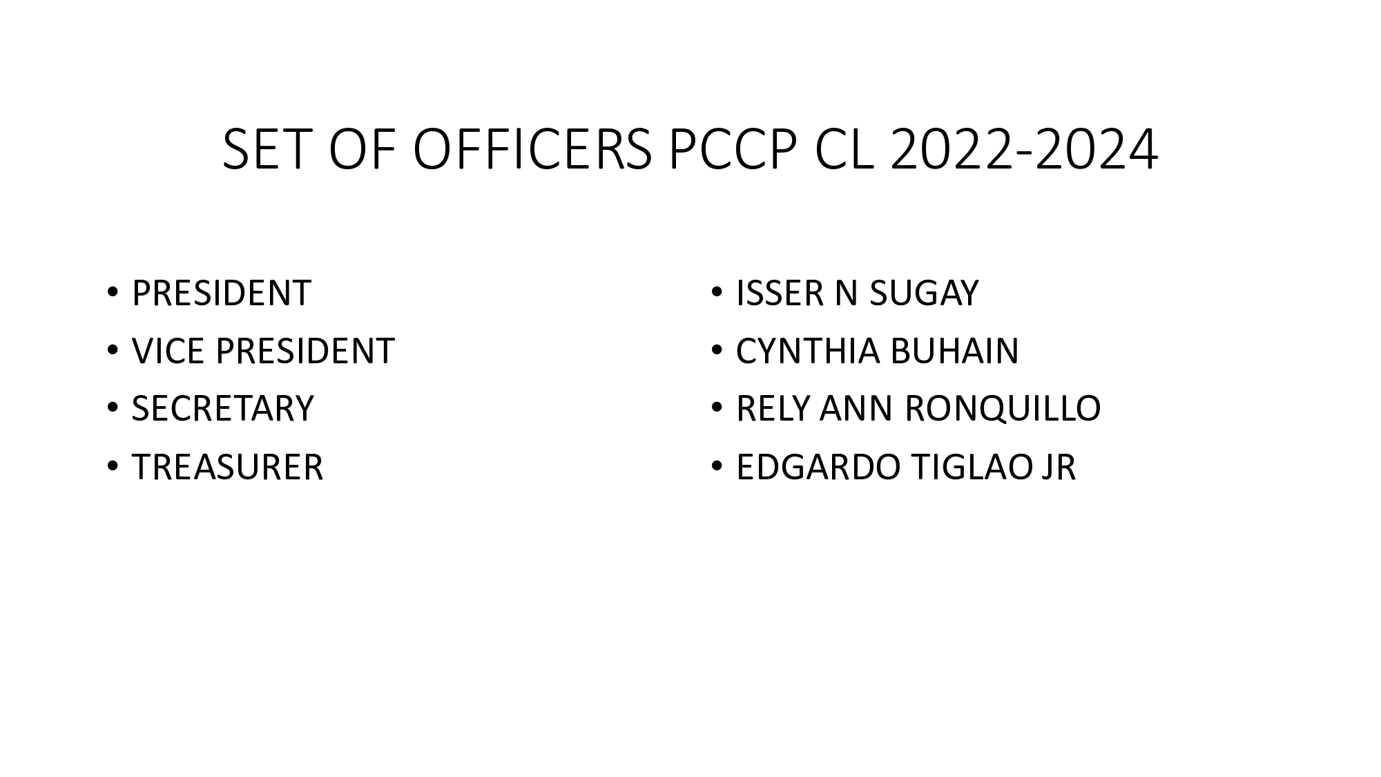 Central Luzon Chapter of The Philippine College of  Chest Physicians (PCCP)